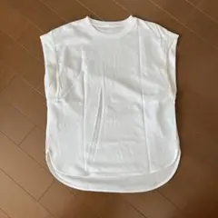GU ドライフレンチスリーブチュニック　白　Lサイズ