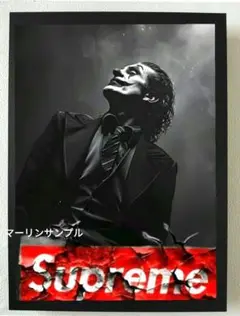 1 Supreme ジョーカーJokerポスターフレーム付き壁掛アメリカンレトロ