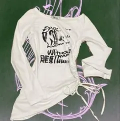 トップス グランジ y2k ドロスト