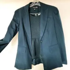 ジャケット、ペプラムトップス　2点セット　ダークグリーン　匿名配送