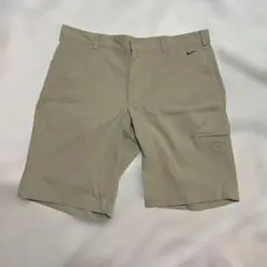 NIKE GOLF DRI-FIT ゴルフショーツ ベージュ 35古着 メンズ