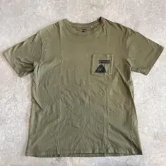 【古着】POLER ポケットTシャツ オリーブ　Mのサムネイル