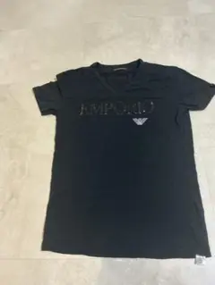 エンポリオアルマーニ VネックTシャツ 黒
