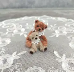 モールアート　モールベア　テディベア　ミニチュア　くま