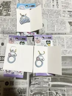 ぷちリング ぷちコーム ラバーキーホルダー シナモロール