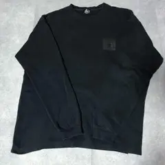 【CAMP7】キャンプ7 バックエンボスロゴ スウェット トレーナー 黒 Mのサムネイル