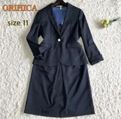 ORIHICA スカートスーツ ネイビー 1b 11のサムネイル