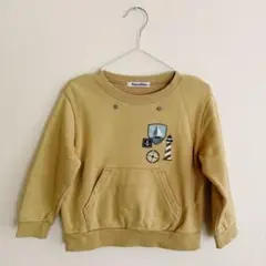 【美品】familiar ベージュ トレーナー 100cm 船　灯台