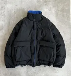 リバーシブルバイカラーパディングブルゾン