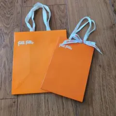 Folli Follie ショップ袋セット オレンジのサムネイル