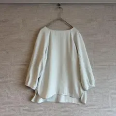 《美品》green label relaxing☆ジャケイン フォルム ブラウス