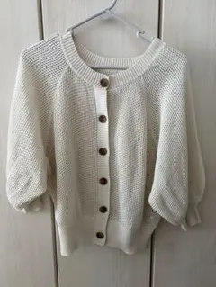 OLIVE des OLIVE カーディガン　白　Fサイズ