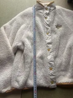 Nike フリースジャケット クリーム色 もこもこ 上着