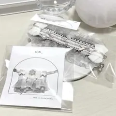 ぬい服 ぬい用 ヘッドドレス＋エプロン セット❄︎.* ちびぐるみ