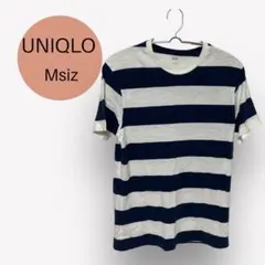 UNIQLO ユニクロ ボーダー Tシャツ ネイビー 半袖のサムネイル