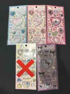 【即日発送！】最安値！サンリオ　ジュエルシール　単品購入相談可