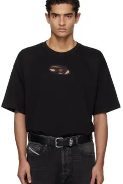 DIESEL ブラック ジッパーポロシャツ T-Vor-Od - メルカリ