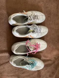 ASICS PRO 2個セットサッカーシューズ ホワイト