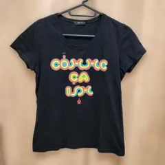 COMME CA ISM ブラック Tシャツ M