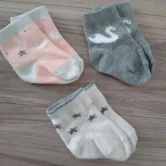 ベビー靴下　3足セット　7〜9cm