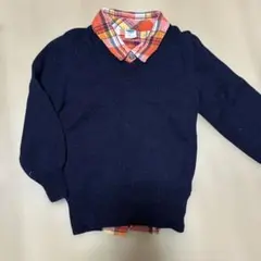 【80-90】OLD NAVY セーターとシャツのセット売り18-24M