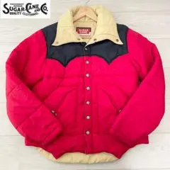 赤 ダウンジャケット