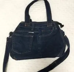 デニムリメイク　トート　ショルダー　２wayバッグ