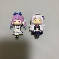 ホロライブ　ホロクッキングくじ ミニマスコット賞 湊あくあ　紫咲シオン2点セットのサムネイル