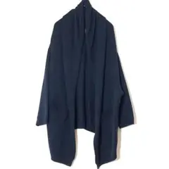 ナノユニバース（F）長袖カーディガン 前開き 羽織 七分袖 ポケット