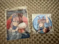 ウマ娘 シングレ Champion 缶バッジ クリアカード スーパークリーク 