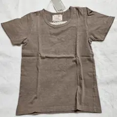 ブラウン Tシャツ 130サイズ レース付きのサムネイル