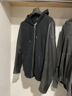DIESEL ディーゼル ラムレザー 超希少 パーカー