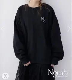 新品　なごみ　sly Ngm.S LOGO SW トップス　黒　スウェットのサムネイル