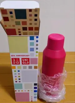 【新品】UNIQLO 2024感謝祭 ノベルティ ステンレスボトル ピンク 16