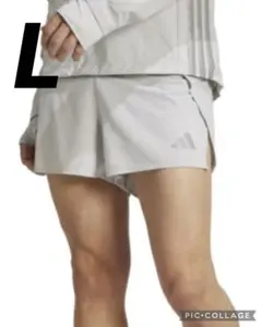 【 L新品】adidas Adizero Split Shorts GRETWO