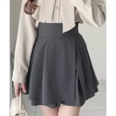 プリーツミニスカート ゴム