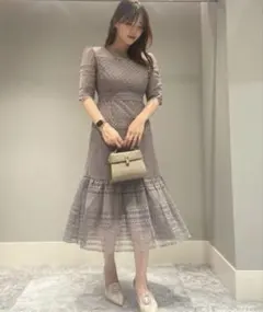 CELFORD セルフォード フィッシュテールレースワンピース　結婚式