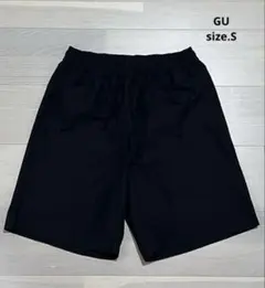 GU　ショートパンツ　ブラック　サイズ.S　ウエストゴム付き　スポーツ　【美品】