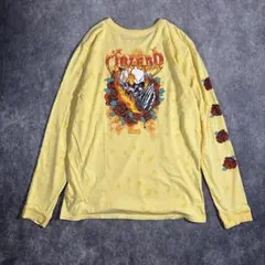 00s archive y2k hurley 平成 グランジ スカル 長袖 L