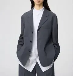 UNIQLO U ユニクロユー テーラードジャケット M ダークグレー