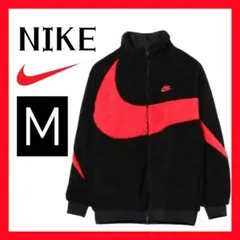 ♦️【新品未使用】NIKE リバーシブル フリースジャケット ブルゾンM 黒/赤♦️