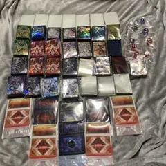 遊戯王 セイヴァー ハーフ プレイマット スリーブ セット 未開封 遊戯王 セイヴァー ハーフ プレイマット スリーブ セット 未開封
