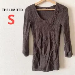 美品⭐️THE LIMITED【S】ケーブル編みニット 長袖 薄手