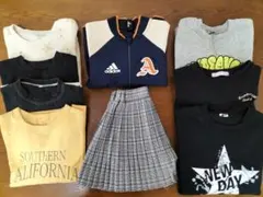 adidas ジャケットとTシャツ・スカート．長袖　セット
