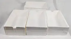 卓上収納ケース　4個セット　デスク収納　小物整理　色ホワイト