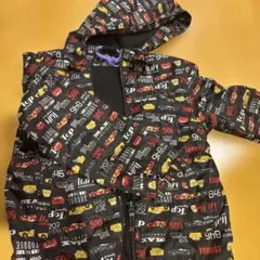車プリント フード付きジャンパー130