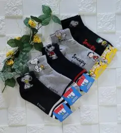 SNOOPY靴下5足セットのサムネイル