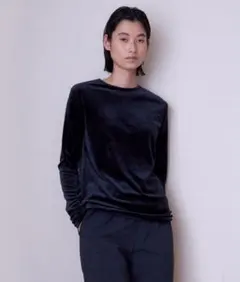 ENOF ベロアトップス　ネイビー