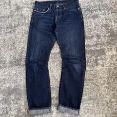 ヒステリックグラマー デニム 赤耳 スタッズ セルビッチ ストレート