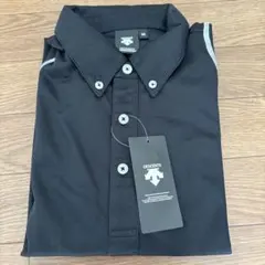 DESCENTE ブラック ポロシャツ Mサイズ